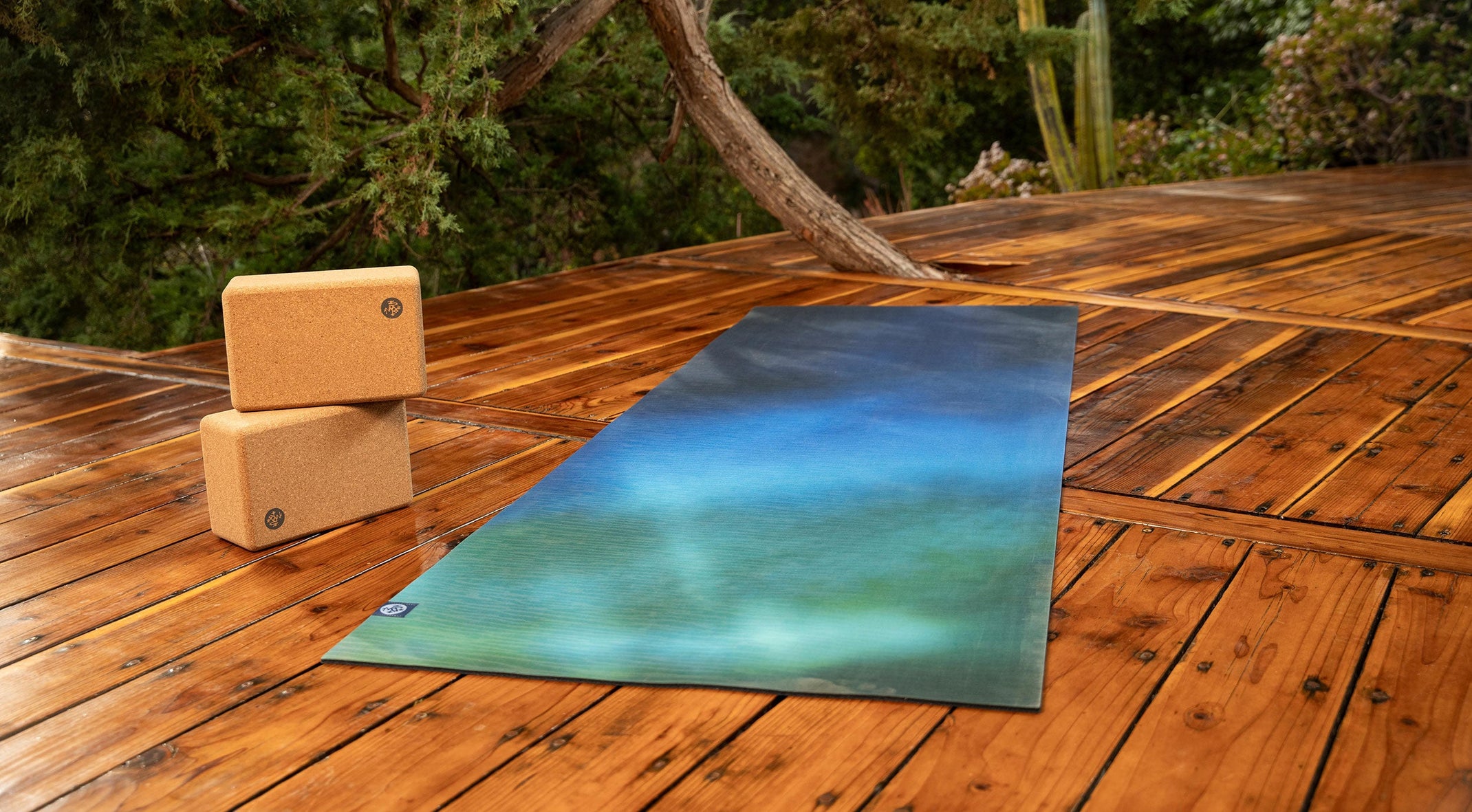 Manduka Recycled Foam Yoga Blocks and Cork Yoga Blocks