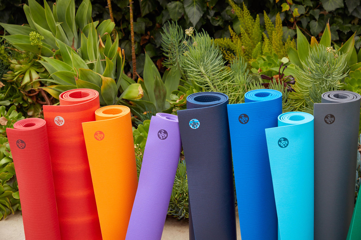 Manduka Yoga Mats, Props and Towels in Mood Boosting Bright Colors