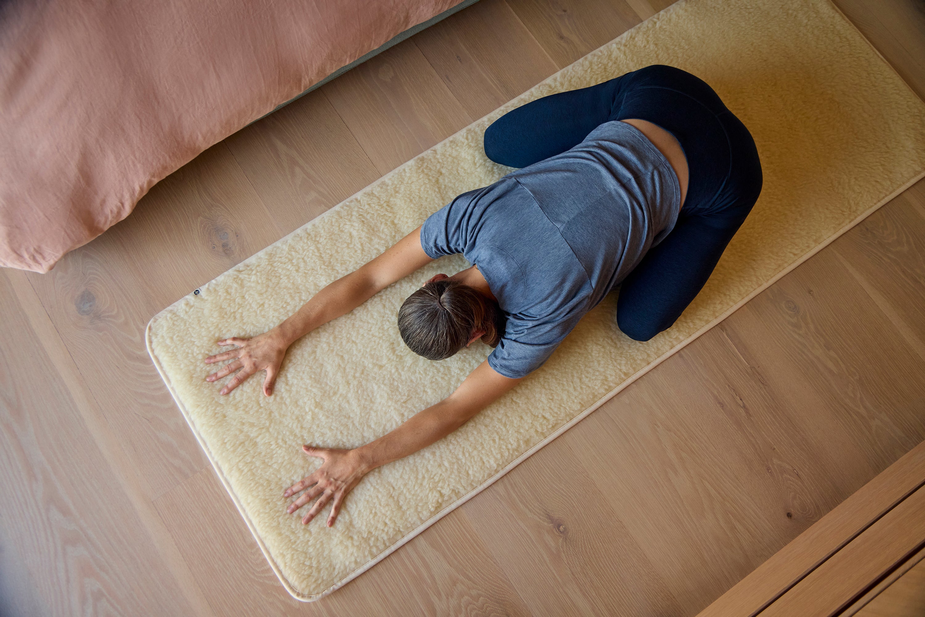 Ratio Relaxation Mat | Merino Wool for Restorative Yoga | Manduka