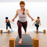 Yoga in studio